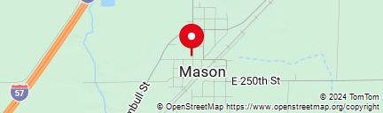 Map of Mason IL